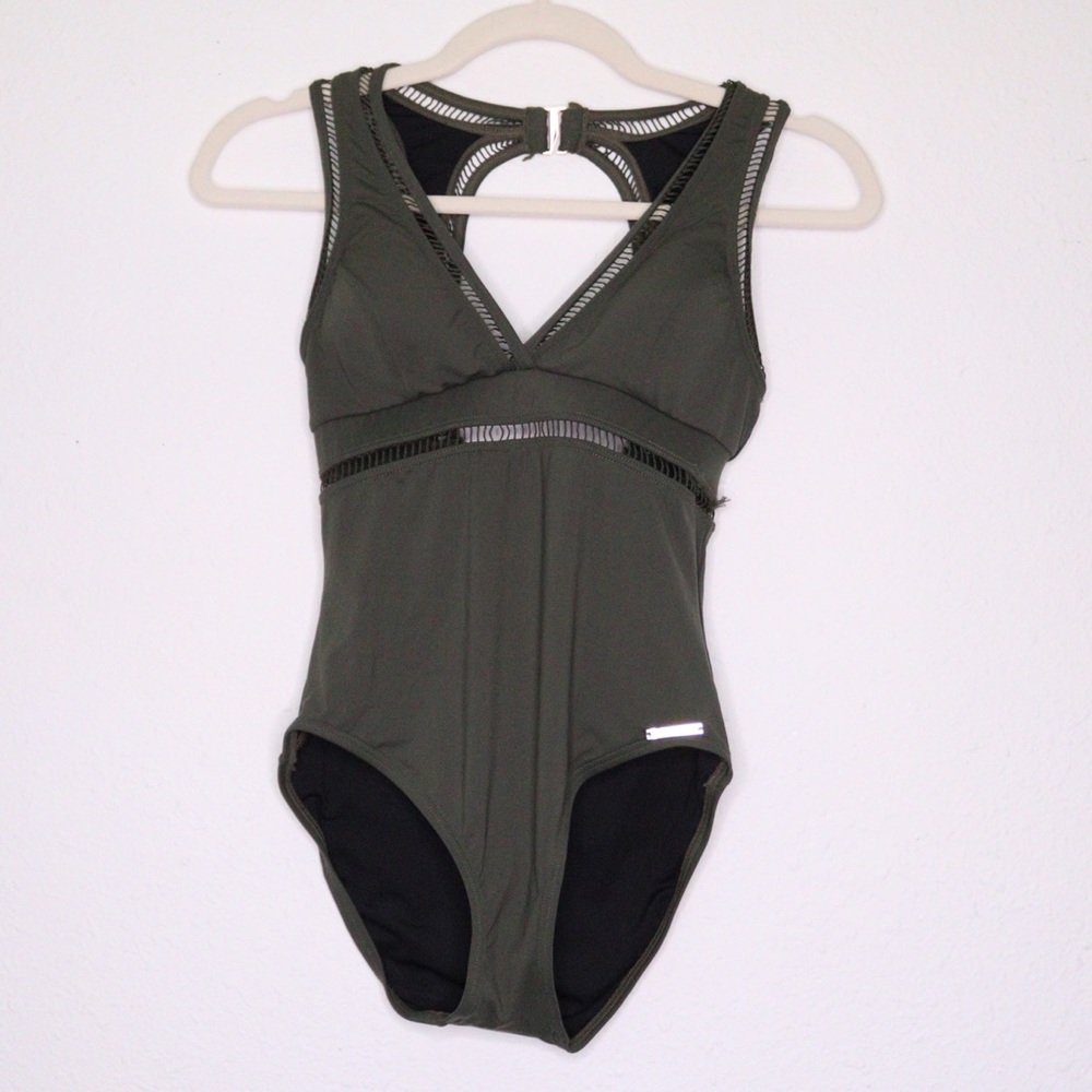MK green one piece